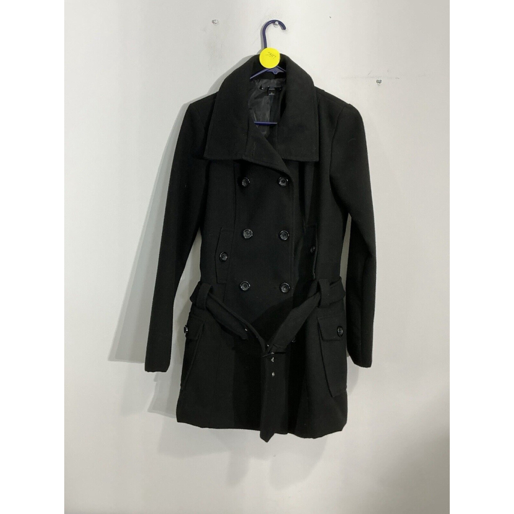 Big Girl BCX XL Black Lined Double Breasted Pea Coat